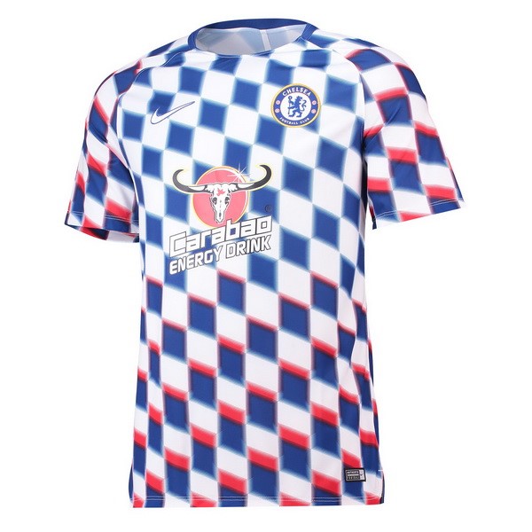 Camiseta Entrenamiento Chelsea 2018/19 Blanco Azul